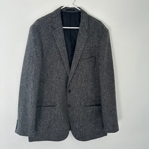 J. Crew Suits Blazers Jcrew Ludlow Blazer In Herringbone English Tweed Classic Grey Poshmark